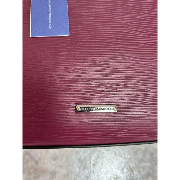 Rebecca Minkoff Mini Avery Leather Crossbody Tote in Port - NWT - Picture 7 of 8